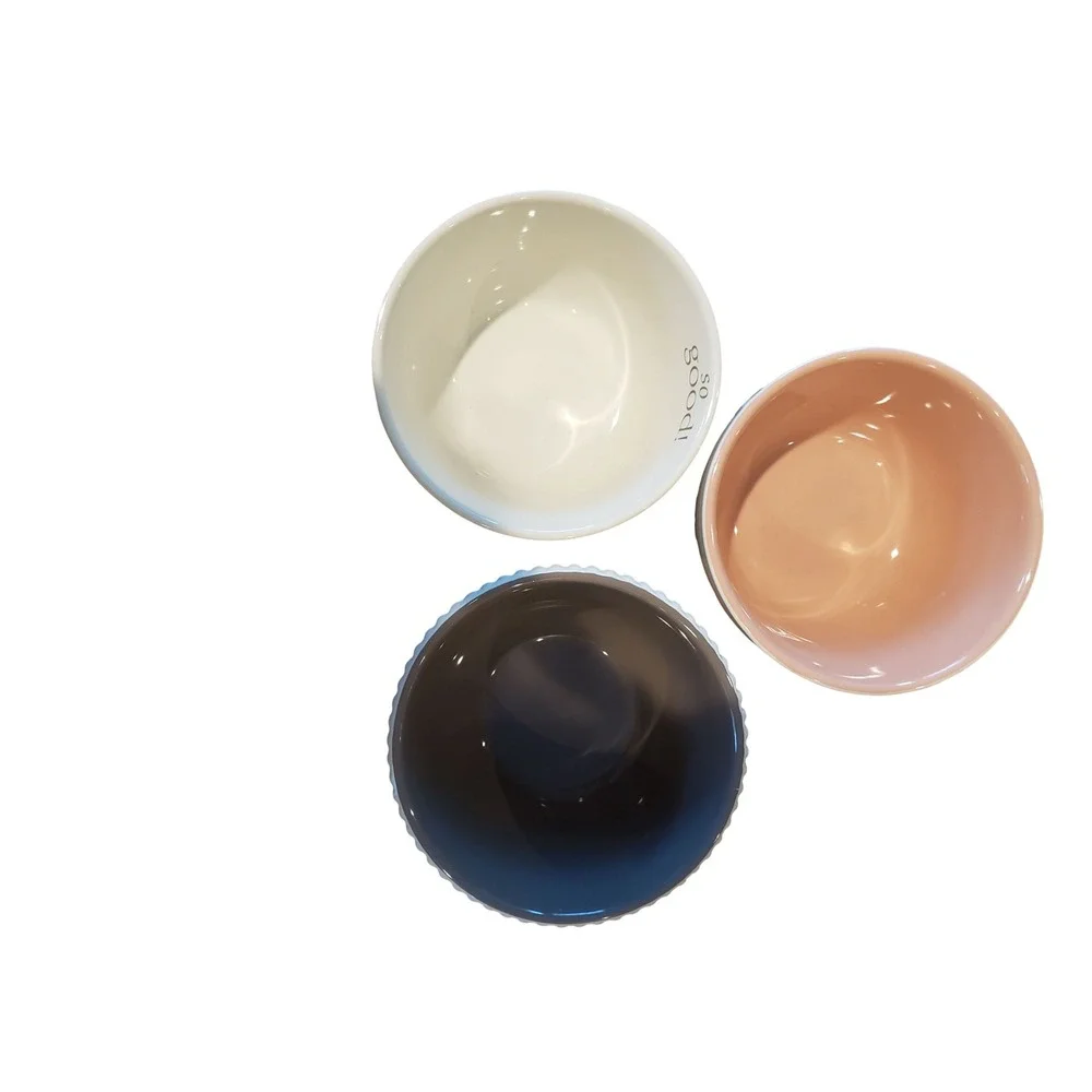 Mary & Martha Grace & Gratitude Dip Bowls Set of 3 Ceramic J6808 1 Chron 29:13